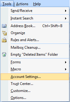 Instructions to setup your cPanel email in Outlook
